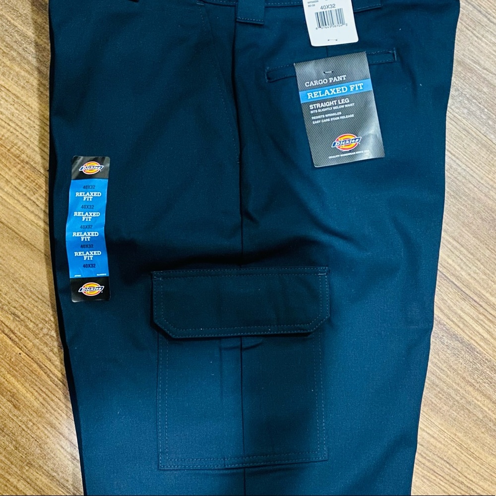 🚨Dickies Navy Blue Cargo 40X32 BRAND NEW👀👍🎁🦊 - Picture 3 of 5